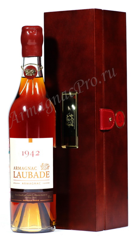 Арманьяк 1942 года Шато де Лобад armagnac Chateau de Laubade 1942