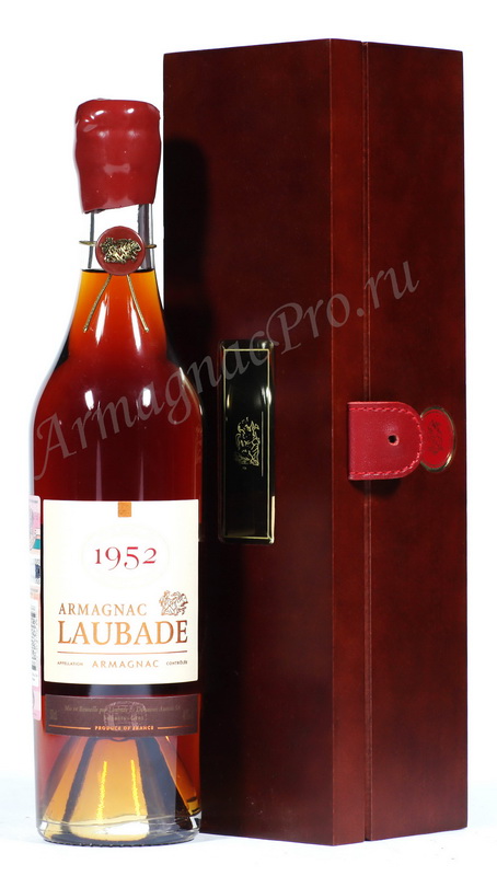 Арманьяк 1952 года Шато де Лобад armagnac Chateau de Laubade 1952