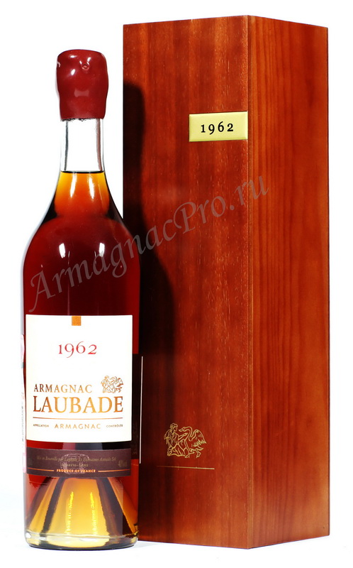 Арманьяк 1962 года Шато де Лобад armagnac Chateau de Laubade 1962