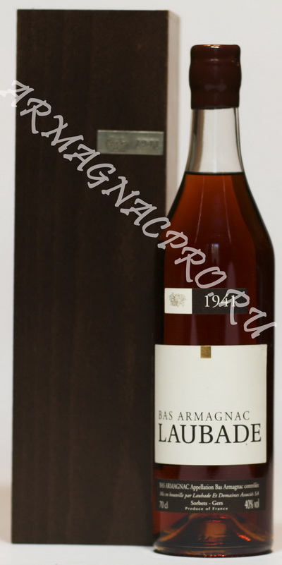 Арманьяк 1963 года Шато де Лобад armagnac Chateau de Laubade 1963