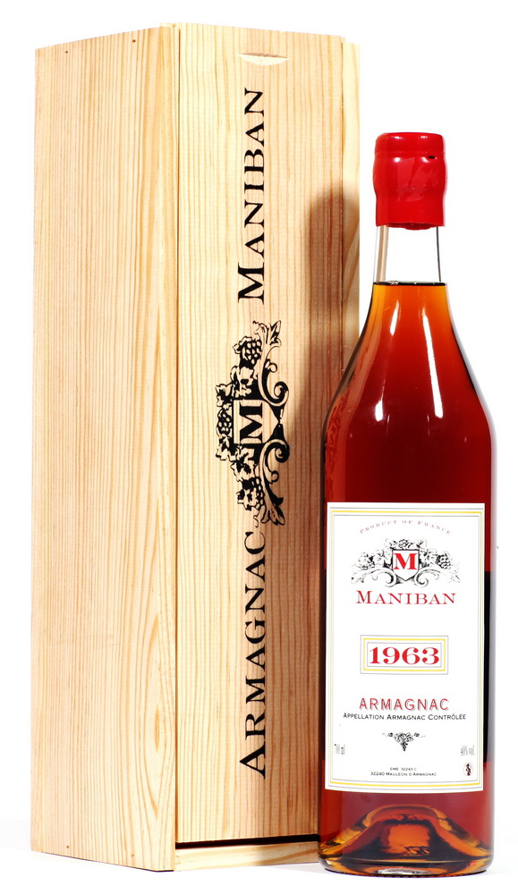 Арманьяк 1963 Шато де Манибан armagnac 1963 Chateau de Maniban