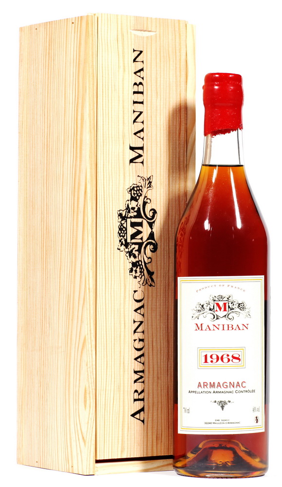 Арманьяк 1968 Шато де Манибан armagnac 1968 Chateau de Maniban