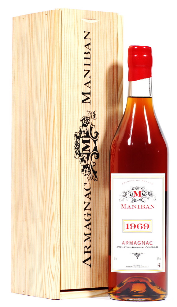 Арманьяк 1969 Шато де Манибан armagnac 1969 Chateau de Maniban