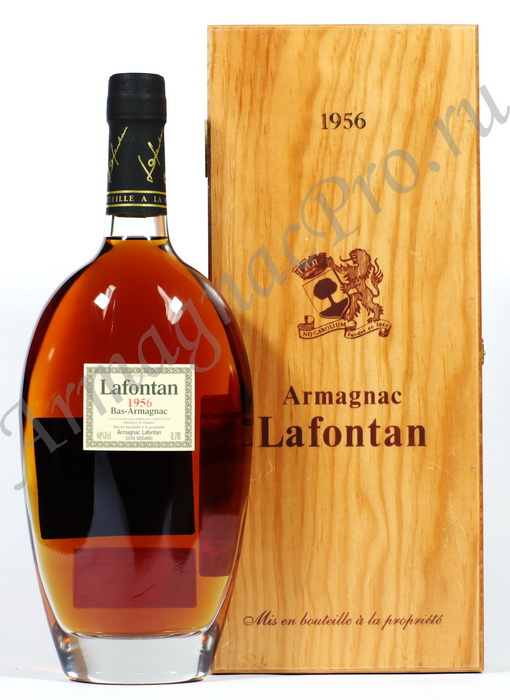 Арманьяк 1956 года Лафонтан armagnac Lafontan 1956