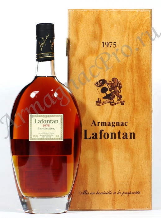 Арманьяк 1975 года Лафонтан armagnac Lafontan 1975