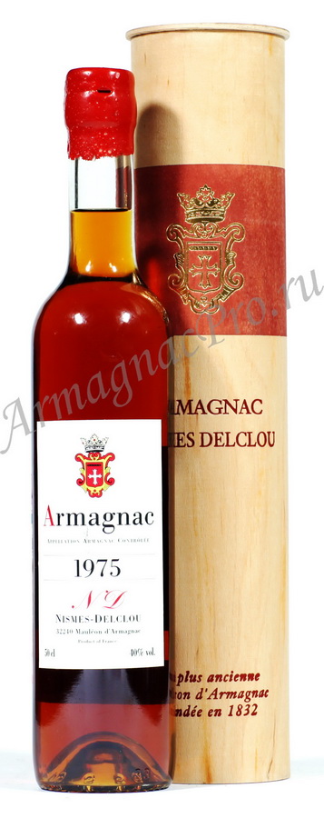 Арманьяк 1975 Ним Дельклу armagnac Nismes Delclou