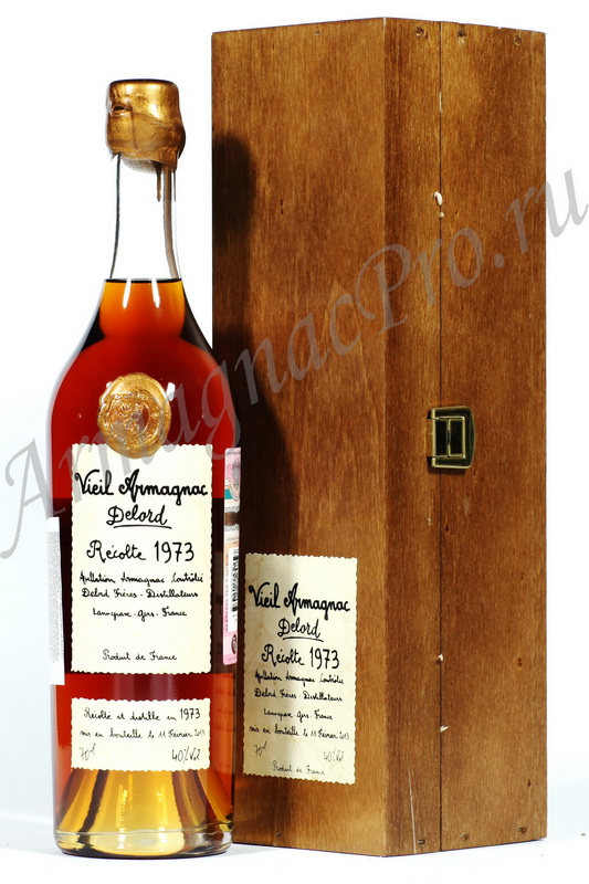 Арманьяк 1973 Делор armagnac Delord