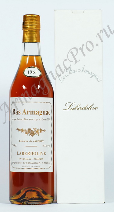 Арманьяк 1965 Лабердолив armagnac Laberdolive 