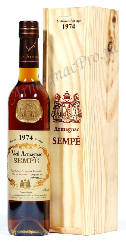 Арманьяк 1974 Семпе armagnac Sempe 1974
