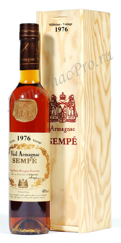 Арманьяк 1976 Семпе armagnac Sempe 1976