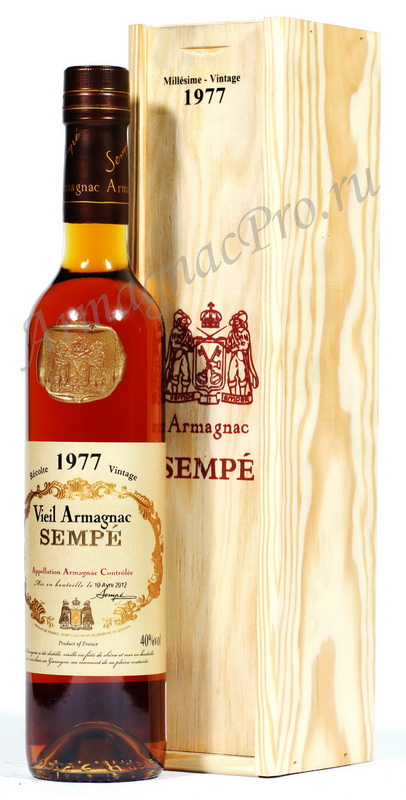 Арманьяк 1977 Семпе armagnac Sempe 1977