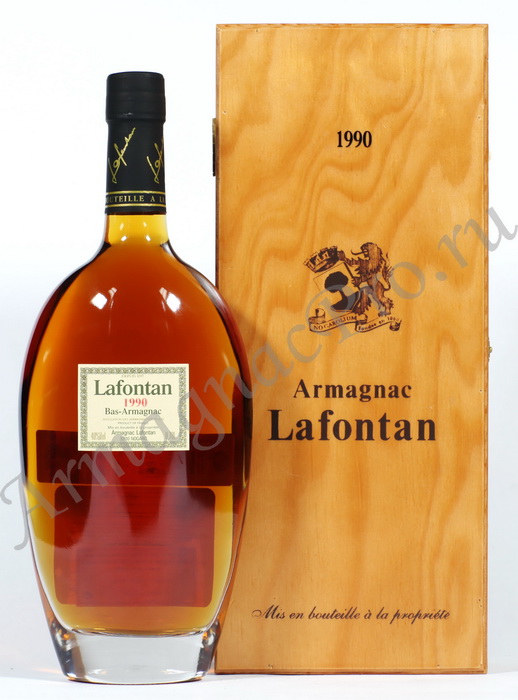 Арманьяк 1990 года Лафонтан armagnac Lafontan 1990