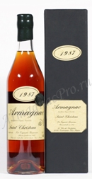 Арманьяк 1987 Сен Кристо armagnac Saint Christeau