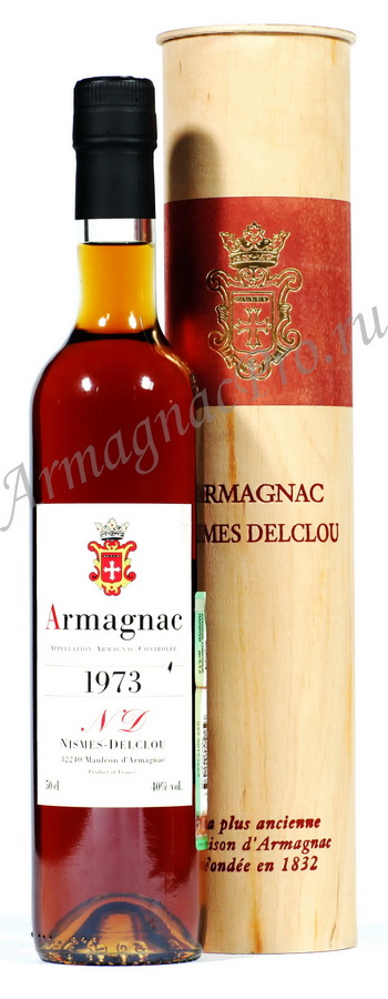 Арманьяк 1973 Ним Дельклу armagnac Nismes Delclou