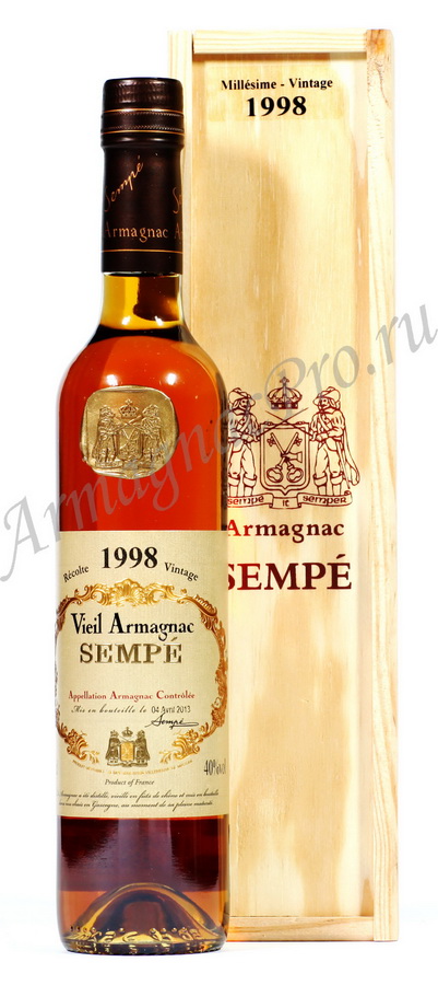 Арманьяк 1998 Семпе armagnac Sempe 1998