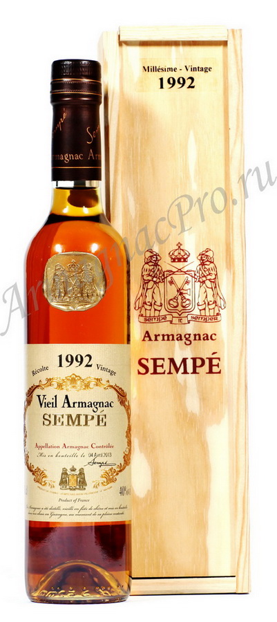Арманьяк 1992 Семпе armagnac Sempe 1992