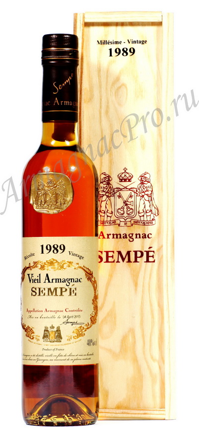 Арманьяк 1989 Семпе armagnac Sempe 1989