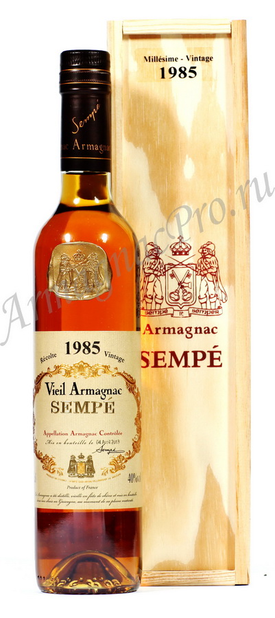 Арманьяк 1985 Семпе armagnac Sempe 1985