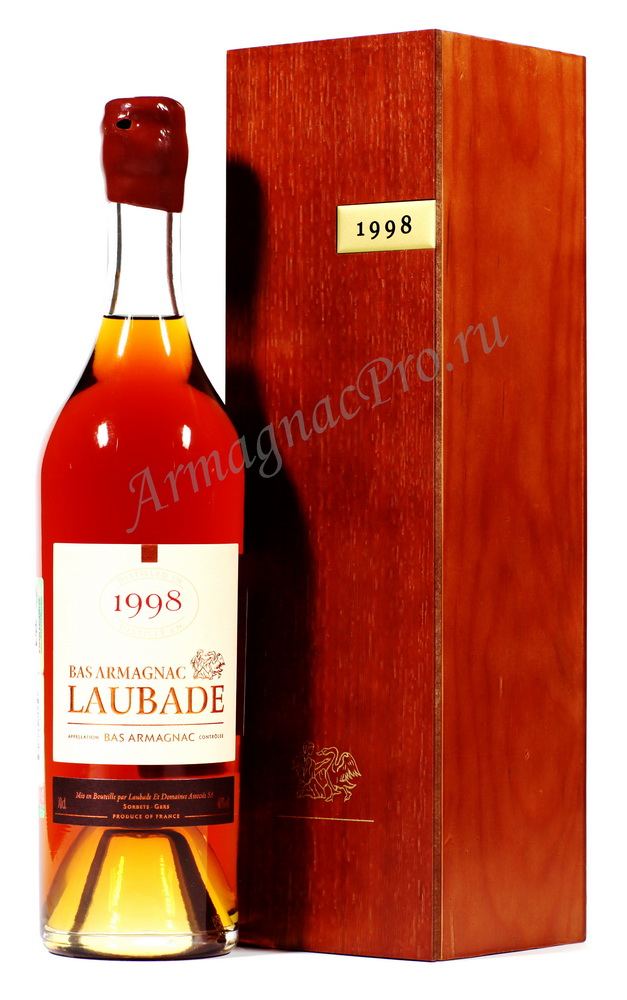 Арманьяк 1998 года Шато де Лобад armagnac Chateau de Laubade 1998