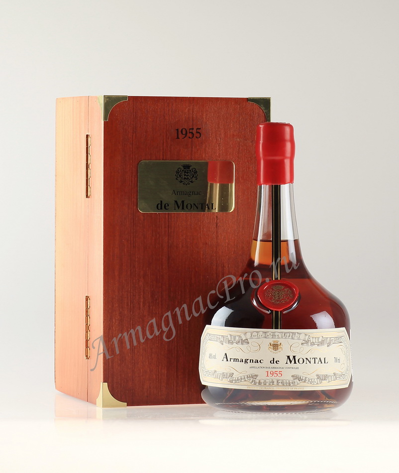 Арманьяк 1955 года Де Монталь Armagnac De Montal 1955