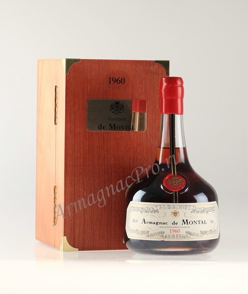 Арманьяк 1960 года Де Монталь Armagnac De Montal 1960