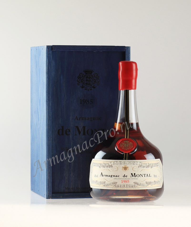 Арманьяк 1985 года Де Монталь Armagnac De Montal 1985