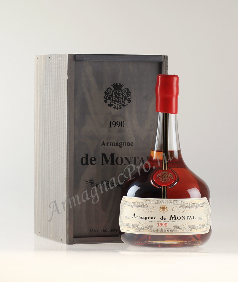 Арманьяк 1990 года Де Монталь Armagnac De Montal 1990