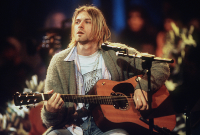 Лидер группы Nirvana Курт Кобейн
