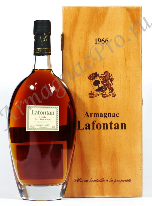 Арманьяк 1966 года Лафонтан armagnac Lafontan 1966