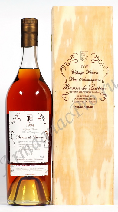 Арманьяк 1994 года Барон Люстрак armagnac Barone de Lustrac