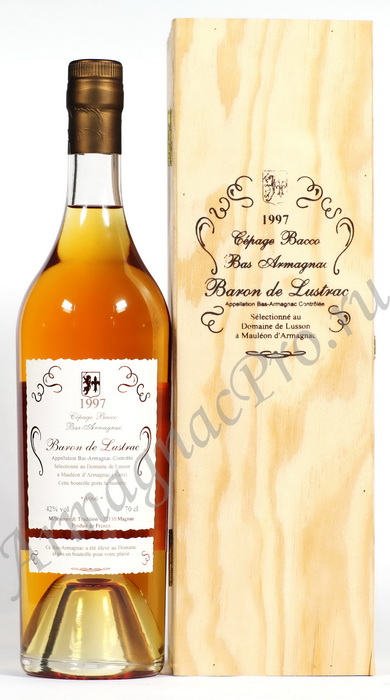 Арманьяк 1997 года Барон Люстрак armagnac Barone de Lustrac