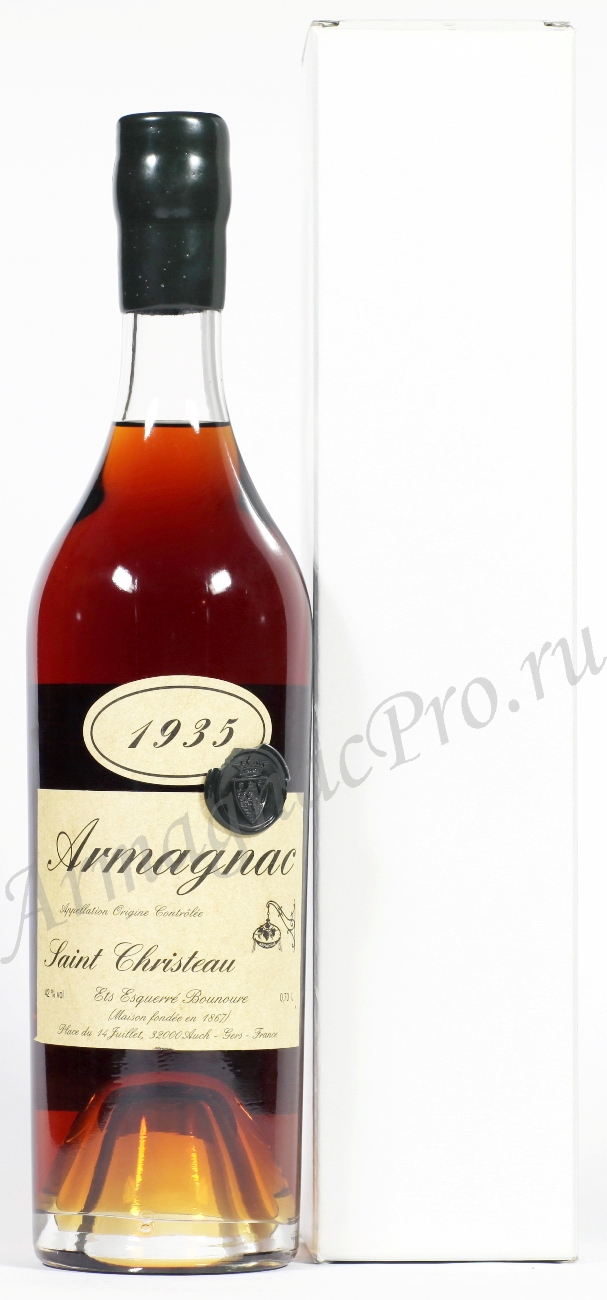 Арманьяк 1935 Сен Кристо armagnac Saint Christeau