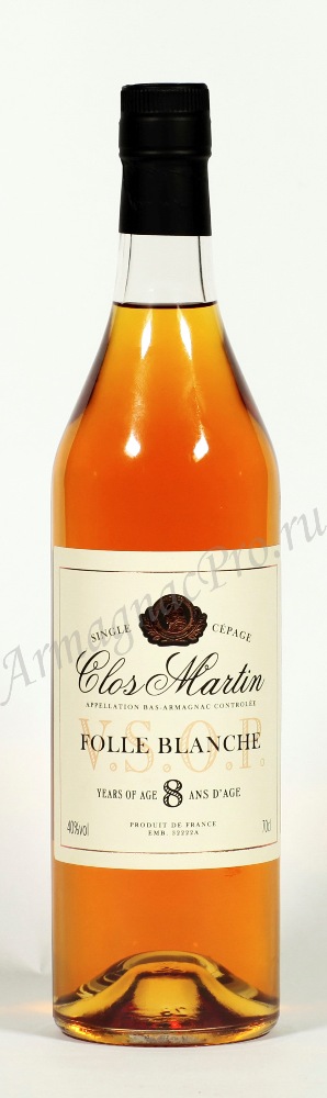 8-и летний арманьяк Clos Martin 