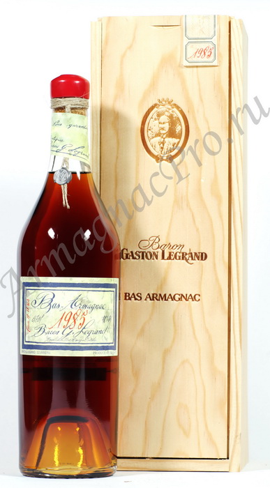 Арманьяк 1985 Барон Легран armagnac Baron G. Legrand 1985