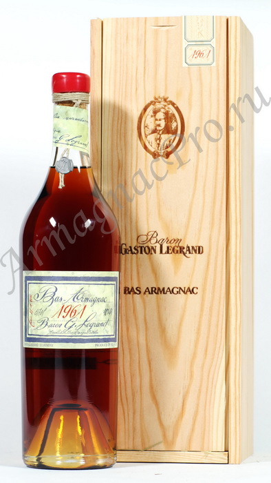 Арманьяк 1961 Барон Легран armagnac Baron G. Legrand 1961