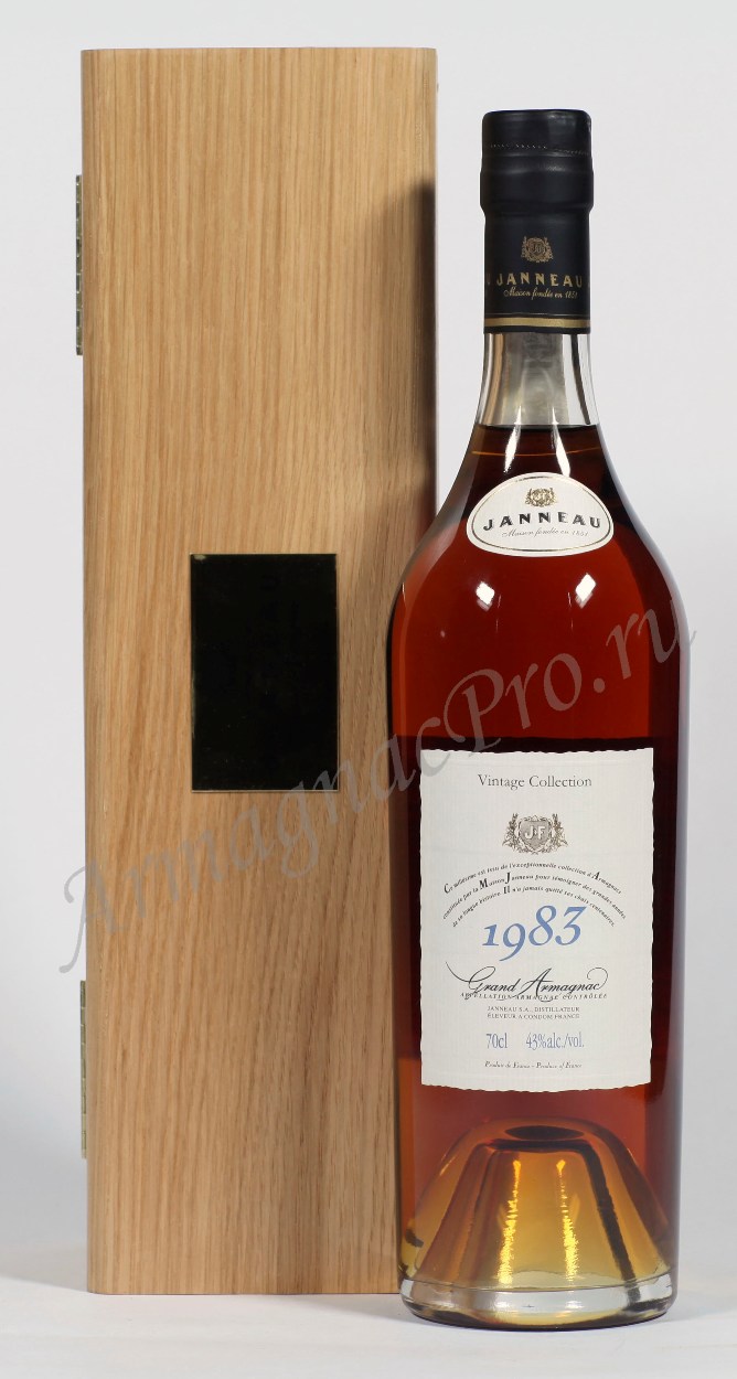 Арманьяк 1983 Жанно armagnac Janneau 1983