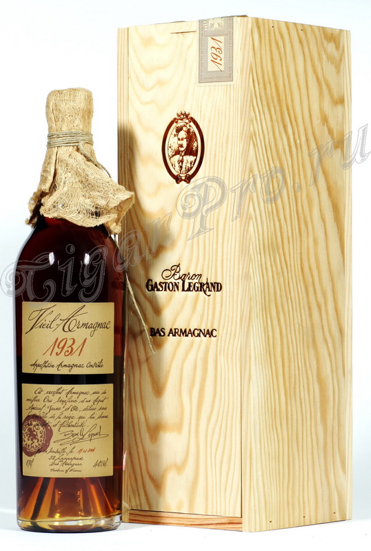 Арманьяк 1931 Барон Легран armagnac Baron G. Legrand 1931