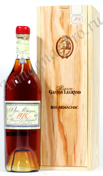 Арманьяк 1978 Барон Легран armagnac Baron G. Legrand 1978