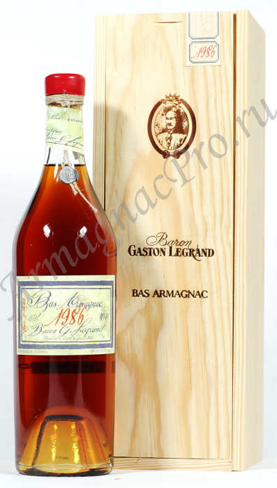 Арманьяк 1986 Барон Легран armagnac Baron G. Legrand 1986