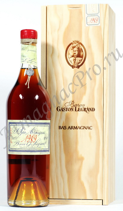 Арманьяк 1989 Барон Легран armagnac Baron G. Legrand 1989