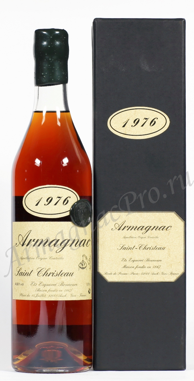 Арманьяк 1976 Сен Кристо armagnac Saint Christeau